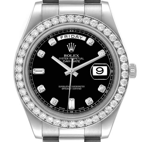 rolex 218349|white gold Rolex day date.